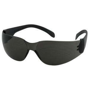 Bouton Optical 250-00-0001 Zenon Z11sm Rimless Safety Glasses, BK/GY Lens, Anti-Scratch