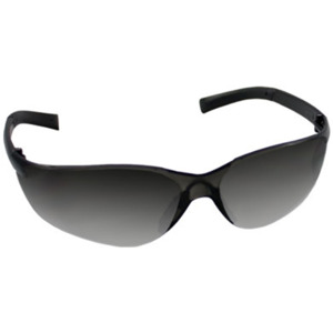 Bouton Optical 250-08-0005 Zenon Z14SN Rimless Safety Glasses, BK/SL Mirror Lens, Anti-Scratch