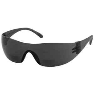 Bouton Optical 250-27-0130 Zenon Z12R Safety Readers, Rimless, GY/GY Lens, Anti-Scratch, +3.00 Diopter