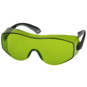 Bouton Optical 250-98-0024 OverSite OTG Safety Glasses, Rimless, BK/GY, IR 1.7 Lens, Anti-Scratch/Fog