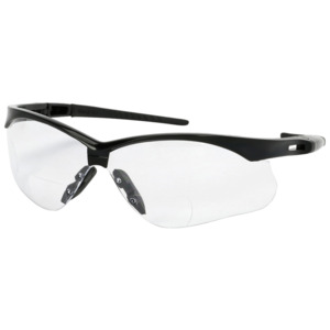 Bouton Optical 250-AN-11115 Anser Semi-Safety Readers, Rimless, BK/CL Lens, Anti-Scratch/Fog, +1.50 Diopter