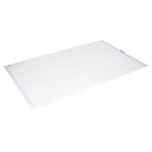 Crown Matting WC 3151DW Walk-n-Clean Mat, White, 7/6" Thickness, 31.5" x 51"
