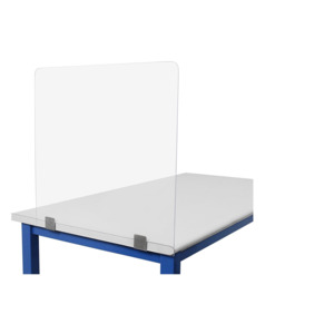 BenchPro GPE1830 Sneeze-Guard, Edge Mounted 18" H x 30" W