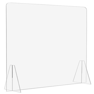 BenchPro GFA1824 Free Standing Sneeze Guard 18" L x 24" H