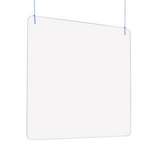 BenchPro GLA2448 Ceiling Sneeze Guard 24" L x 48" H