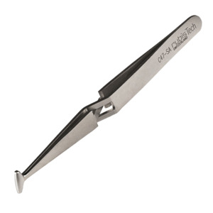 Rubis C44-SA Tweezers, Reverse Action, Anti-Wicking, AWG 28-30, Antimagnetic, Stainless Steel