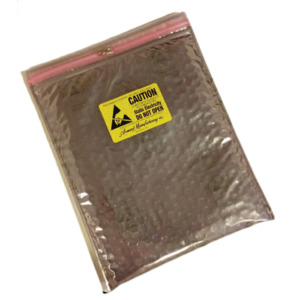 Armand 9083S-1012/11B Static Bag, Zip Cushion Slider, Label 10x12