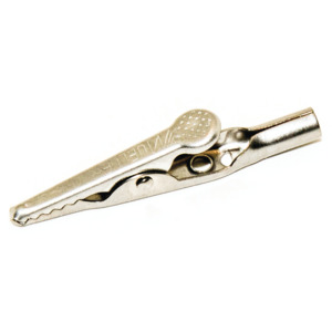 Mueller BU-60 Alligator Clip, Nickel Plated Steel, 10 Amps, 2" Length