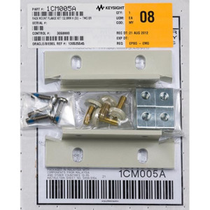 Keysight 1CM005A Rack Mount Flange Kit, 88.1 mm (2U), 2 Brackets for Existing Handles, Quartz Gray