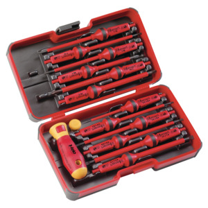 Bondhus 0715751719 E-Smart Box, 14-Piece Insulated Screwdriver Set