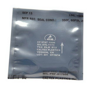 Caltex Plastics CPSTAT100M0305 ESD Shielding Bag 3x5 100/pk Meets MIL-PRF81705E TY3 CL2
