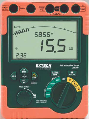 Extech 380395 / 380396 Digital High Voltage Insulation Tester