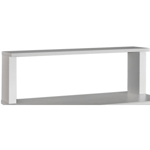Lista 601419SL Riser Shelf with Box Supports and Std. Laminate, 60" L x 14" D x 19" H