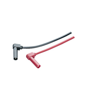 Mueller 110010 Test Leads, Shrouded, Right-Angle Banana Plug