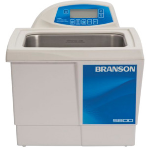 Branson CPX-952-518R Ultrasonic Cleaner with Digital Timer Plus Digital Heat Control, 2-1/2 Gallon