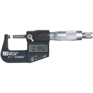 Chicago Brand 50059 50059 0-1" MICROMETER ELECTRONIC CHICAGO BRAND