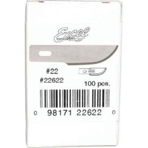 Excel Blades 22622 Carving Blades 100/pk
