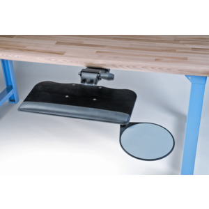 Lista 8451 Keyboard Holder with Mouse Tray, 21" L x 10" W