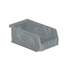 Lewis Bins PB74-3 Clear Parts Bins-OD 7-3/8" x 4-1/8" x3", 24/Case