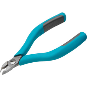 Weller-Erem 2404E 5" Angled Full Flush Tip Cutter, Narrow Oblique Head, Ergonomic Handles
