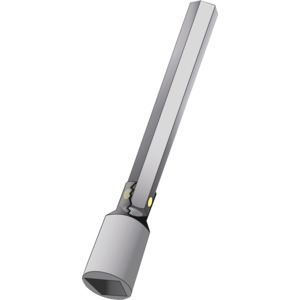 Bondhus 43513 Hex Bit Socket, 5/16in. X 6" with 3/8Dr