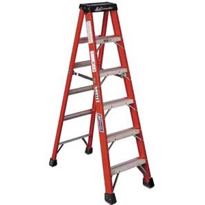 Louisville Ladder FS1408HD Louisville Ladder Fiberglass 8' Step 375 lbs IAA Rated