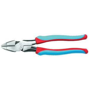 Channellock 369CB 9.5" XLT Round Nose Linesman Pliers with Code Blue Comfort Grips