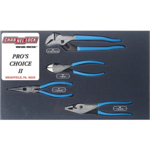 Channellock PC-2 4pc Pro's Choice Plier Set