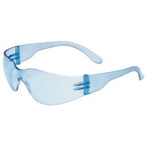 Bouton Optical 250-01-5503 Zenon Z12 Safety Glasses, Rimless, LT BL/LT BL Lens, Anti-Scratch