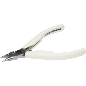 Lindstrom 7893 Pliers, Chain Nose, Short, Smooth Jaw, 4.72" OAL, Synthetic Handle, Alloy Steel