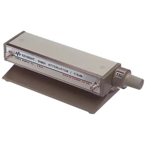 Keysight 8496A/002 Manual Attenuator, 110dB/10dB, 4 GHz, SMA(f), 8496x Series