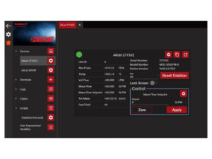 Alicat Scientific FlowVision 2.0 Software