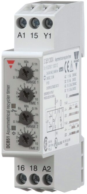 Carlo Gavazzi Type DCB51 Asymmetrical Recycler Timer