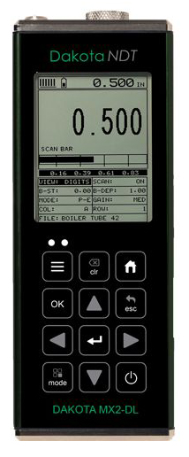 Dakota NDT MX2-DL Ultrasonic Thickness Gauge
