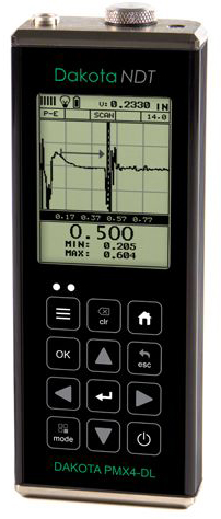 Dakota NDT PMX4-DL High Penetration Thickness Gauge