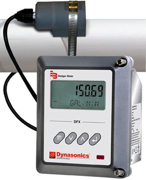 Dynasonics Series DFX Doppler Ultrasonic Flow Meter