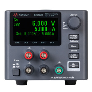Keysight E36102B/0EM/903 DC Power Supply, Single Output, 6V, 5A, 30W, E36100B Series