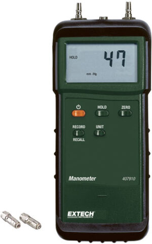 Extech 407910 Heavy Duty Differential Pressure Manometer