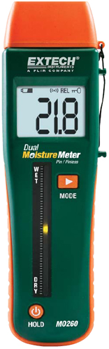 Extech MO260 Combination Pin/Pinless Moisture Meter