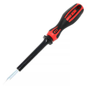 Quick-Wedge M1806 Screwdriver, Screw-Holding, 1000V, 9.25" L, 3/16" Tip, 5.5" Blade