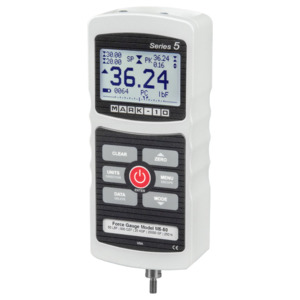 Mark-10 M5-50 Force Gauge, Series 5, Digital, LCD Display, 50 lbF, 800 ozF, 25 kgF, 25000 gF, 250 N