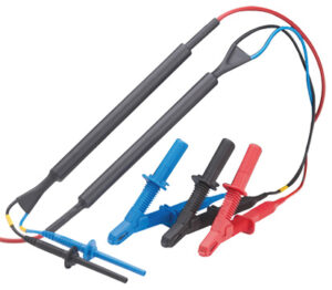 Megger Large Clip 15kV Screened Test Leads