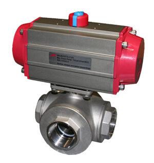 JFlow Controls DM5100/5200 Three Way Ball Valve