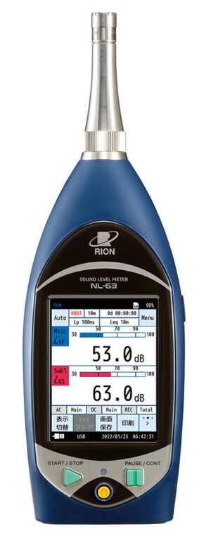 Rion NL-X3 Sound Level Meter